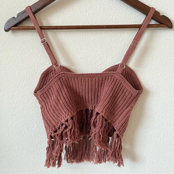 Free People Orange Ribbed Bustier Camisole - Picture 4 of 4